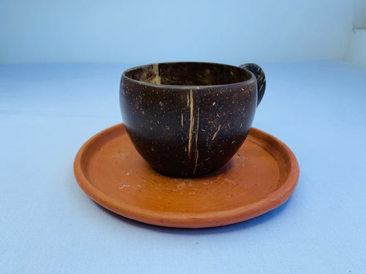 Coconut shell cup