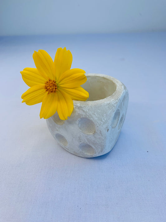 Limestone flower vase